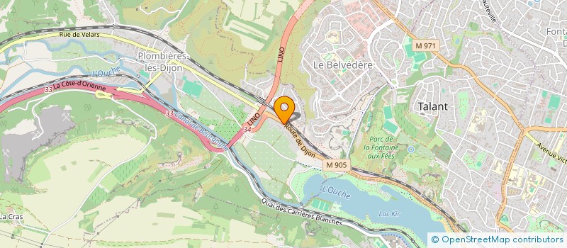 localisation de l'entreprise SCI TELLA BOURGOGNE  PLOMBIERES-LES-DIJON