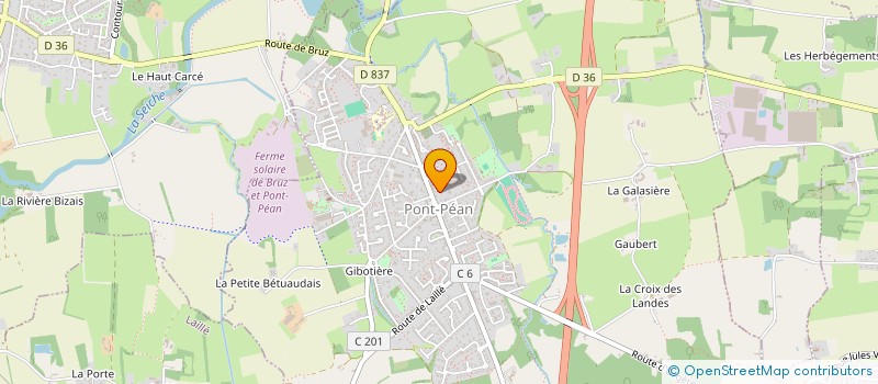 localisation de l'entreprise SCI TELLE  PONT-PEAN