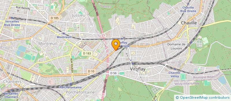 localisation de l'entreprise SCI TELLEFLOR  VIROFLAY