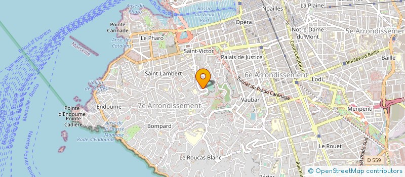 localisation de l'entreprise SCI TELLENE VETERINAIRE à MARSEILLE