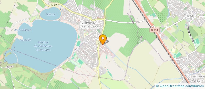 localisation de l'entreprise SCI TELLIEZ  VILLENEUVE-DE-LA-RAHO