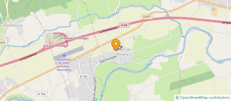 localisation de l'entreprise SCI TELLO ET TELLO  BORDES-DE-RIVIERE