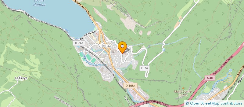 localisation de l'entreprise SCI TELLOC à NANTUA