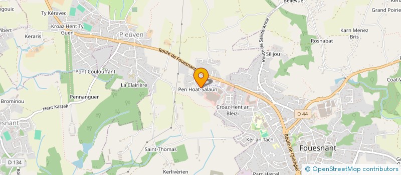 localisation de l'entreprise SCI TELLOR  PLEUVEN