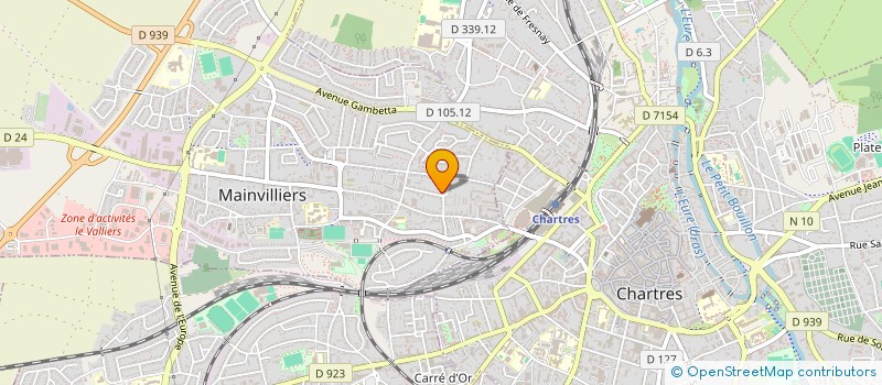 localisation de l'entreprise SCI TELLOS à CHARTRES