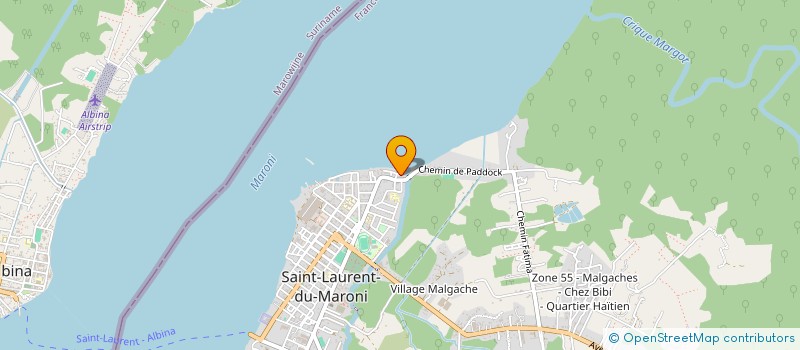 localisation de l'entreprise SCI TELM à SAINT-LAURENT-DU-MARONI