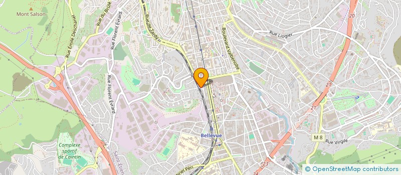 localisation de l'entreprise SCI TELMA  SAINT-ETIENNE