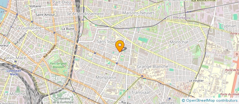 localisation de l'entreprise SCI TELMIA  LYON