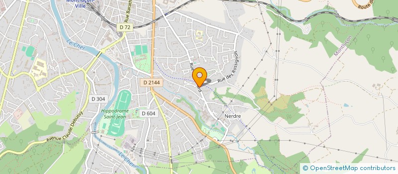 localisation de l'entreprise SCI TELOUET à MONTLUCON