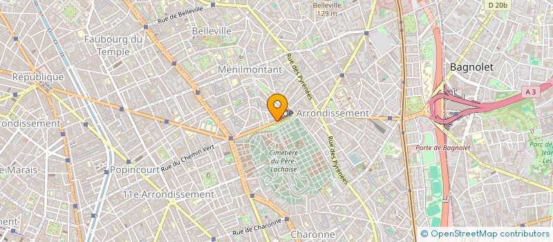 localisation de l'entreprise SCI TELPER-TELFIS  PARIS