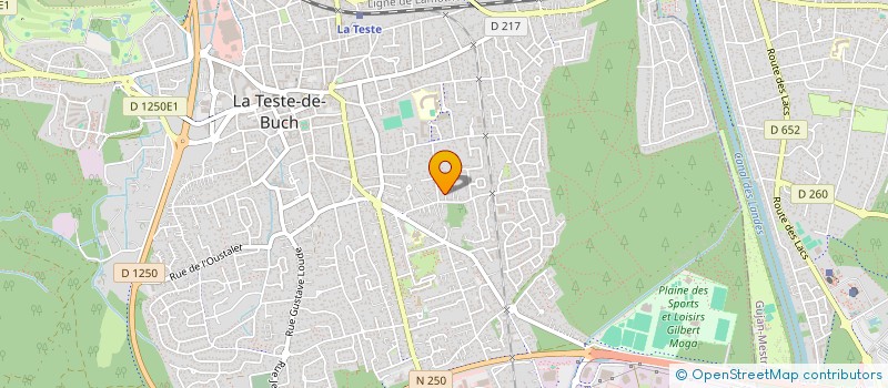 localisation de l'entreprise SCI TEM 2  LA TESTE-DE-BUCH