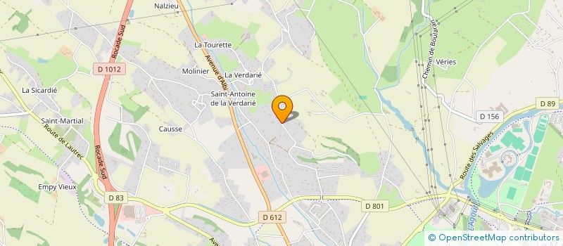 localisation de l'entreprise SCI TEM  CASTRES