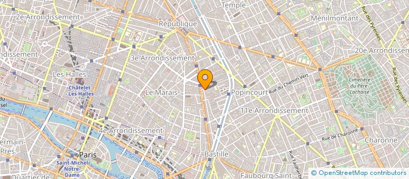 localisation de l'entreprise SCI TEMAE  PARIS