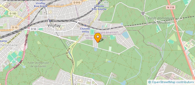 localisation de l'entreprise SCI TEMAN DARI SOLO  VELIZY-VILLACOUBLAY