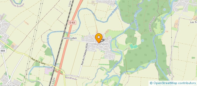 localisation de l'entreprise SCI TEMARA  HIPSHEIM