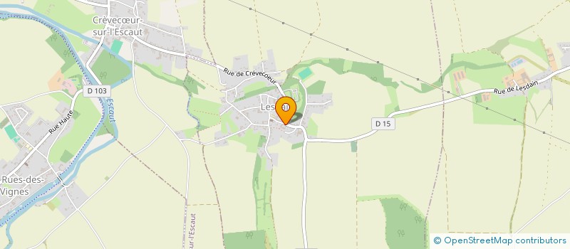 localisation de l'entreprise SCI TEMC-BD  LESDAIN