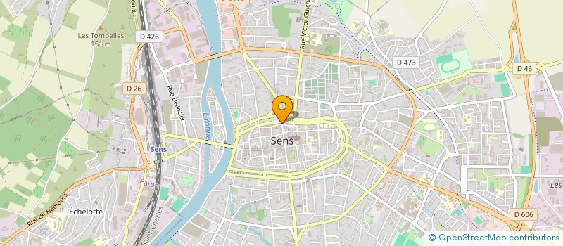 localisation de l'entreprise SCI TEMCLEN  SENS