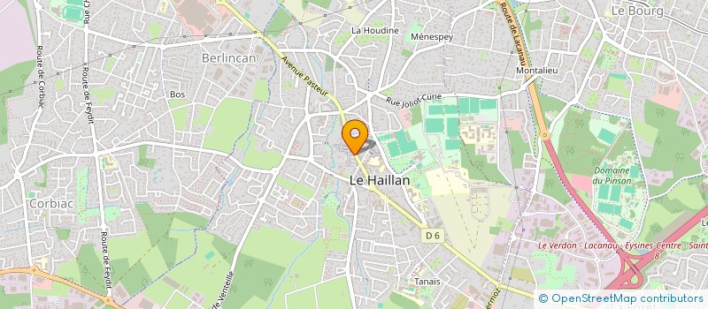 localisation de l'entreprise SCI TEME  LE HAILLAN