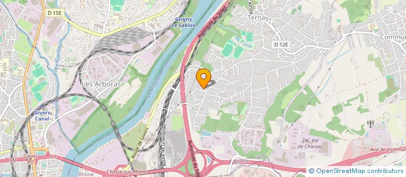 localisation de l'entreprise SCI TEMENI  TERNAY