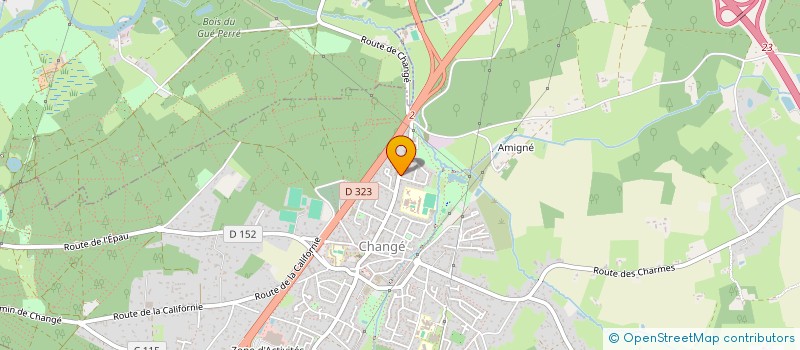 localisation de l'entreprise SCI TEMET  CHANGE