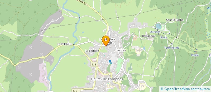 localisation de l'entreprise SCI TEMEYS  PLATEAU D'HAUTEVILLE