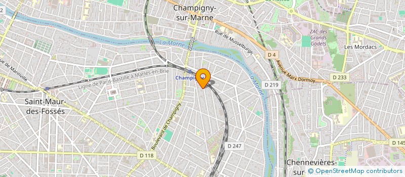 localisation de l'entreprise SCI TEMIM à SAINT-MAUR-DES-FOSSES