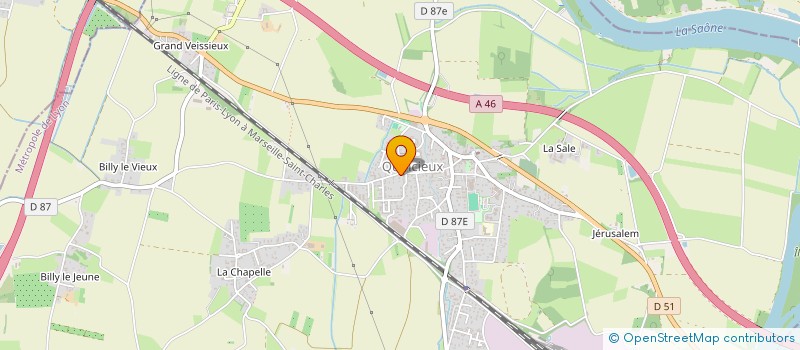 localisation de l'entreprise SCI TEMMAC  SAINT-GERMAIN-AU-MONT-D'OR