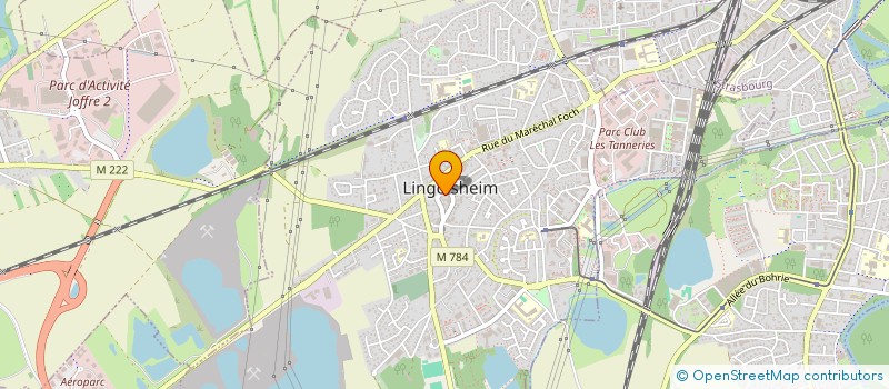 localisation de l'entreprise SCI TEMPETE  LINGOLSHEIM