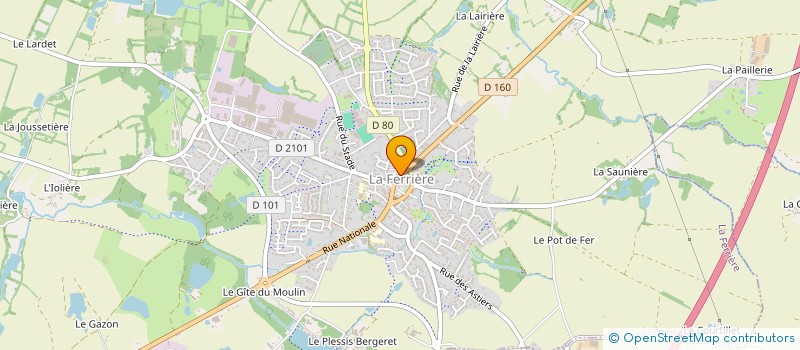 localisation de l'entreprise SCI TEMPETE DU DESERT à LA FERRIERE