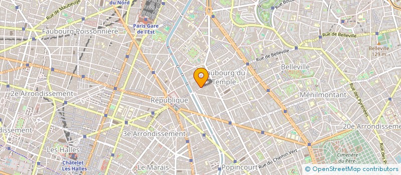 localisation de l'entreprise SCI TEMPLE 43 à PARIS 10