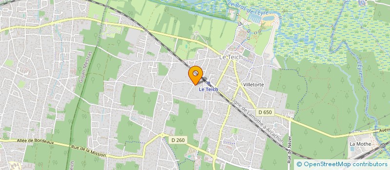 localisation de l'entreprise SCI TEMPLIER  LE TEICH