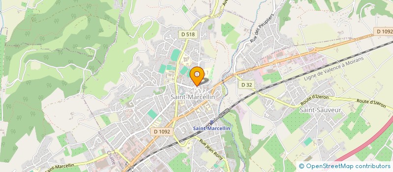 localisation de l'entreprise SCI TEMPO  SAINT-MARCELLIN