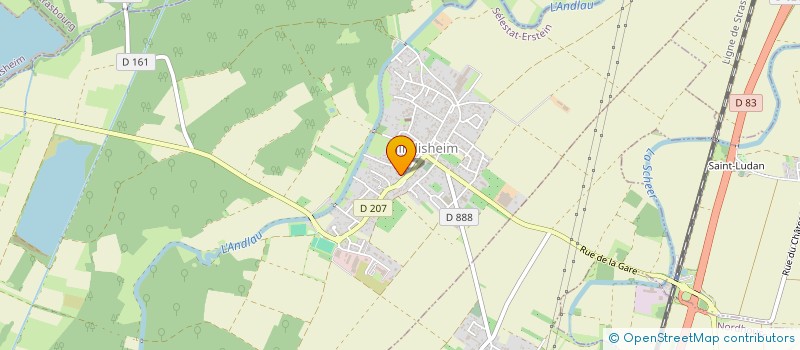 localisation de l'entreprise SCI TEMPO  DAUBENSAND