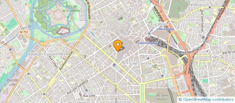 localisation de l'entreprise SCI TEMPORIS EVREUX à LILLE