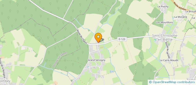 localisation de l'entreprise SCI TEMPUS  SAINT-CHRISTOPHE-EN-BRESSE