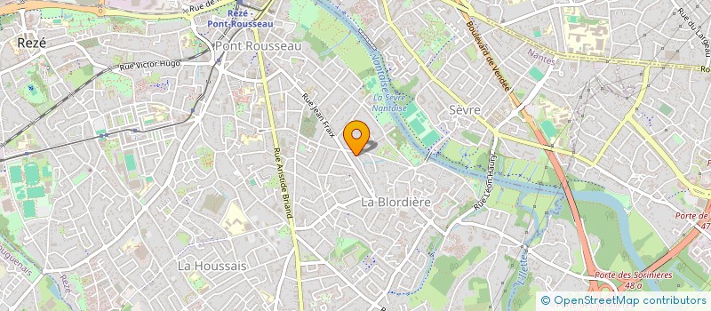 localisation de l'entreprise SCI TEMSEVRE  REZE