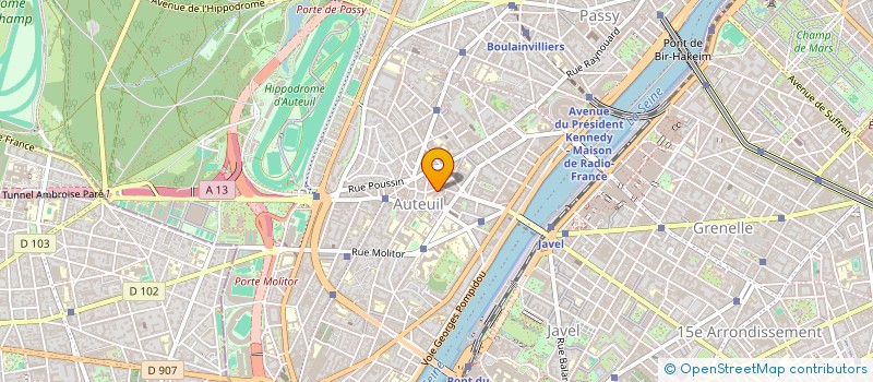 localisation de l'entreprise SCI TEN14  PARIS