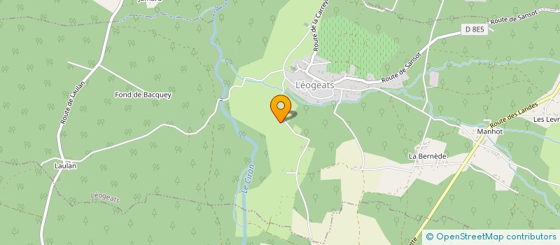 localisation de l'entreprise SCI TENAIN  LEOGEATS