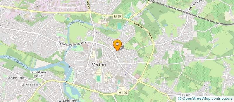 localisation de l'entreprise SCI TENANT D'OR  VERTOU