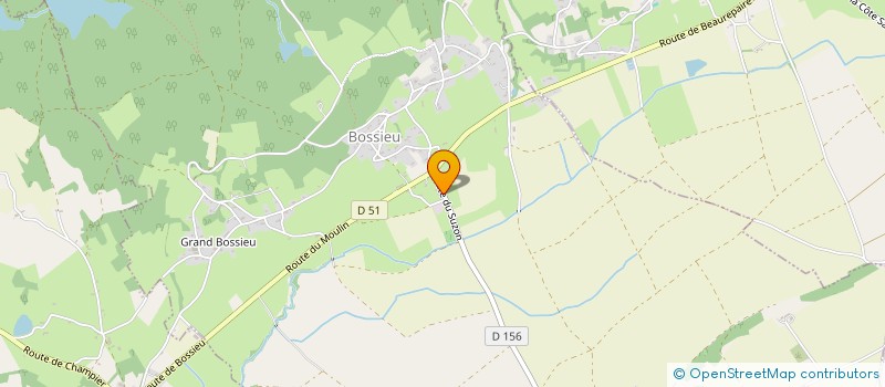 localisation de l'entreprise SCI TENCHON  BOSSIEU