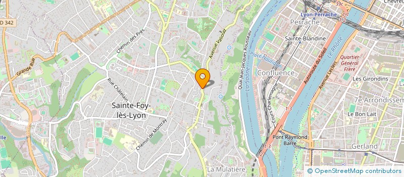 localisation de l'entreprise SCI TENDANCE  SAINTE-FOY-LES-LYON