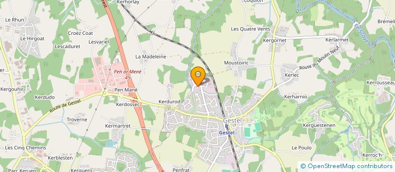 localisation de l'entreprise SCI TENDANCE  GESTEL