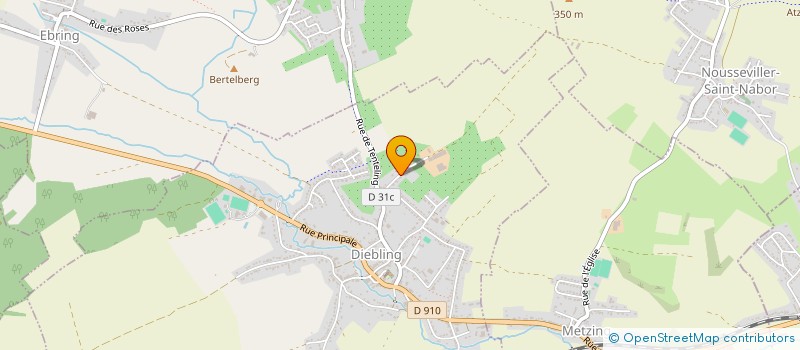 localisation de l'entreprise SCI TENDANCE  DIEBLING