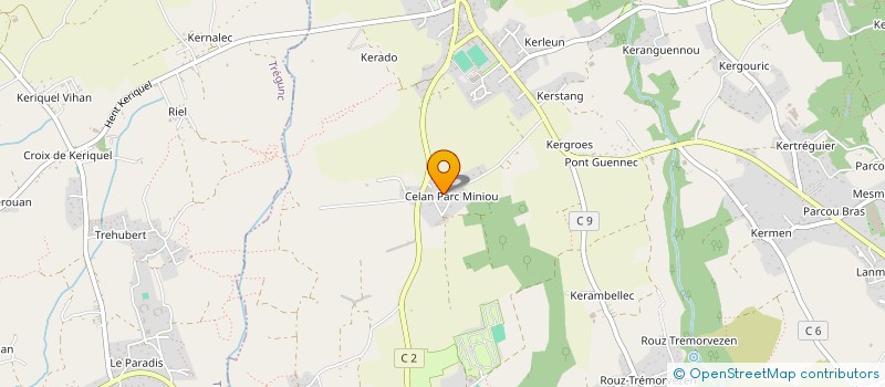 localisation de l'entreprise SCI TENDRON  NEVEZ