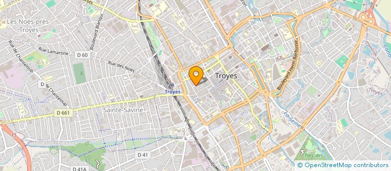 localisation de l'entreprise SCI TENERE à TROYES