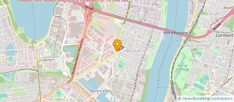 localisation de l'entreprise SCI TENESSEE  BORDEAUX