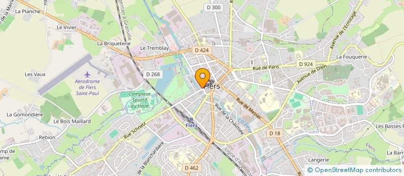 localisation de l'entreprise SCI TENG TRADING à FLERS