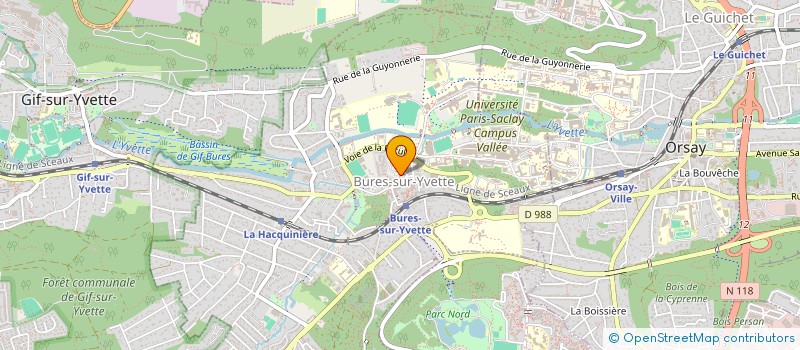 localisation de l'entreprise SCI TENNESSEE à BURES-SUR-YVETTE