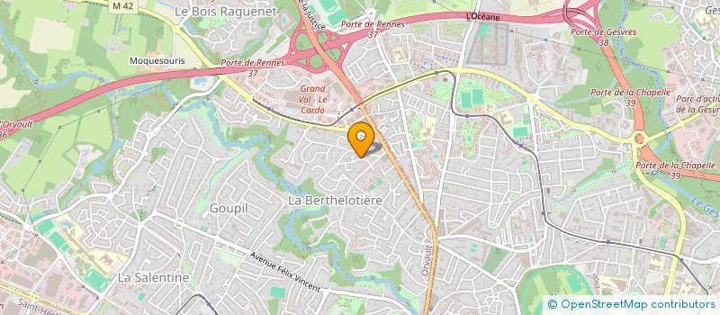 localisation de l'entreprise SCI TENNESSEE à ORVAULT