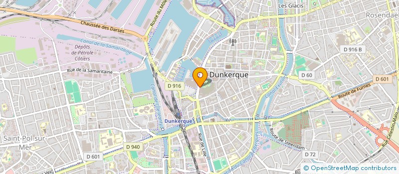 localisation de l'entreprise SCI TENNIS à DUNKERQUE